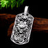 Collier Loup Homme Argent